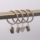 thumbnail image 4 of Paquete de 12 Anillos para cortinas Soledad con clips Abrazadera 2 piezas, 4 of 10