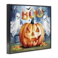 thumbnail image 3 of Stupell Industries Boo Ghosts & Jack-o-Lantern Black Framed Giclee Art, design by Nicole DeCamp, 16 x 20, 3 of 8