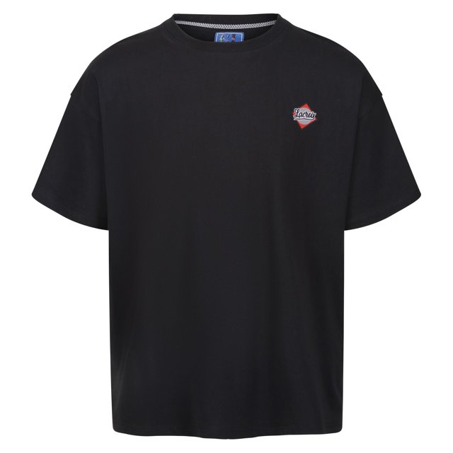 Regatta - Camiseta Christian Lacroix Aramon de Algodón para Hombre (Negro)