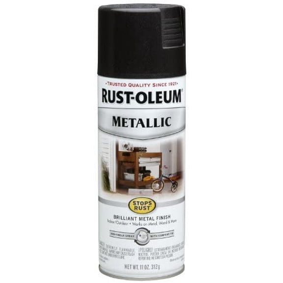 Rust-Oleum 7250830 Metallic Spray, Black Night, 11-Ounce by Rust-Oleum