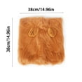thumbnail image 3 of Iumwxz Clearance Sales Halloween Pet Accessories Lions Head Wig Dog Head with Tail Pet Supplies Funny Products Powerful and Domineering Halloween Decorations Polyester 14.96x14.96x0.79in, 3 of 5