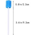 thumbnail image 2 of 100pcs Disposable Sponge Swabs Cleaning Care Clean Sponge Stick in Mouth Teeth Cleaning Sponge (Blue), 2 of 5