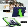 thumbnail image 3 of iPad Air 2 Case, Cellularvilla Heavy Duty Stylus Holder Shockproof Rugged High Impact Protective Kickstand Case Cover For Apple iPad Air 2 with Retina Display/iPad 6, 3 of 4