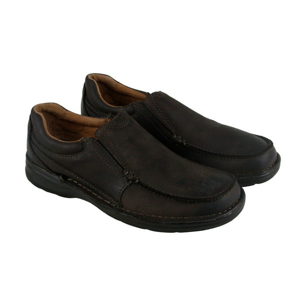 Nunn Bush Patterson Mens Brown Leather Casual Dress Slip On Loafers ...