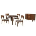 thumbnail image 6 of Rectangular Dining Table Set for 6 - Modern Dining Room Set with Buffet Server, 6 of 6