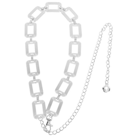 WORGEOUS Body Jewelry for Women Waist Chains Skirt Belt Silver