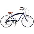 thumbnail image 1 of Fito Modena II Aluminum Alloy 7-speed beach cruiser bike for men (Midnight Blue), 1 of 6