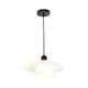 thumbnail image 1 of Lámpara colgante LámparaYa estilo moderno acabado negro mate 1 luz E27 40 W, 1 of 5