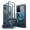 Blue, variant on Dexnor Magnetic Case for Samsung Galaxy S24 Ultra Case, Compatible with Magsafe, 2 Front Frames & Built-in Screen Protector, Bumper Rugged Shockproof Full-Body Protective Cover with Kickstand,Pink