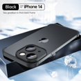 thumbnail image 1 of 2023 New Real Bare Machine Corner Cushion Shockproof Case For iPhone 14 13 12 Pro Max Plus Glass Lens Protective Silicone Cover, 1 of 5