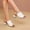 Beige, variant on Mefallenssiah Summer Women'S Sandals Leather Fish Mouth Block Heel Sandals