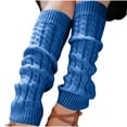 thumbnail image 2 of YYYTop Slouch Socks, Christmas Compression Socks Fashion Women Winter Warm Leg Warmers Knitted Crochet Long Socks Thin Warm Socks Light Blue Under $10, 2 of 3