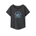 thumbnail image 1 of Camiseta para mujer verano femenino elegante simple ligero recuerdo manga corta S, 1 of 7