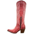 thumbnail image 4 of Corral Boots Womens Rioja Red Embroidered Snip Toe Cowboy  Tall Boots, 4 of 5