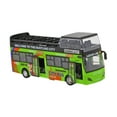 thumbnail image 3 of Bus Toy City BUSEN ​​abre las puertas de la pieza de colección del vehículo de simulación Verde, 3 of 9