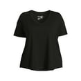 thumbnail image 5 of Terra & Sky Women’s Plus Size V-Neck Tee, 5 of 5