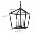 thumbnail image 6 of Millennium Lighting Metal Pendant light in Modern Gold, 6 of 7