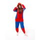 thumbnail image 4 of Pijama de superhéroe Onesie Mono Pijama Invierno Vellón Bata Adulto Mujer Hombre Anime Disfraz Superhéroe Disfraz Accesorios Surpijama Niño Niño Niña (L) TUNC Sencillez, 4 of 5