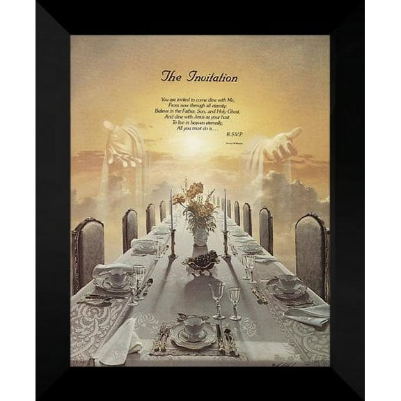 FrameToWall - Danny Hahlbohm FRAMED Art Print 20x24 "Invitation"