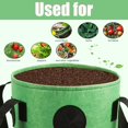 thumbnail image 4 of Paquete de 3 bolsas para plantas de pared, bolsas cilíndricas para plantas colgantes, maceteros verticales duraderos para pared de jardín, adecuados para plantaciones colgantes en interiores y exteri, 4 of 5