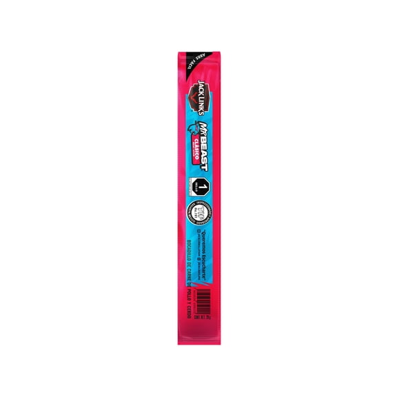 Bocadillo Mr Beast Jack Links de carne de pollo y cerdo stick 26 g