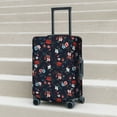 thumbnail image 2 of Lsque Vintage Rose Printed Luggage Cover, Travel Luggage Protector,Scratch and Dirt Resistant, Fits 18-32 Inch Luggage - Large, 2 of 9