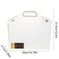thumbnail image 4 of Sentmoon Sac Ignifuge Sac à Documents Ignifuge Sac de Fichiers Translucide Sac d'Archive Grande Capacité Rangement de Données Sac de Transport de Documents d'Examen pour Réunions d'Affaires, 4 of 7