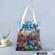 thumbnail image 2 of Monsters University Bolso de tela con estampado de lienzo para mujer, bolsa de compras reutilizable y estética, con cremallera interior, regalo para mujer, 35 × 40 cm., 2 of 6