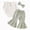 R001-Light Green, variant on NOLDARES Newborn Baby Girl Fall Winter Clothes Cowgirl Ruffle Long Sleeve Romper Jogger Pant 3Pcs Outfit Set(Light Green,9-12 M)
