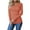 Watermelon Red, variant on Dellytop Womens Long Sleeve Ribbed Button Down Casual Henley Shirts