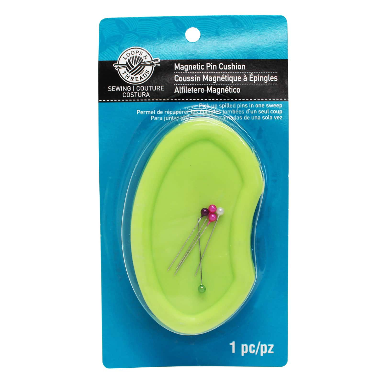 BFYDOAA Magnetic Bowl Pin Dish with 150pcs Bead Needles Sewing Pins,Round  Magnetic Sewing Cushion, Magnetic Pin Holder for Sewing Needles Push Pins  Hair Pins(Green) - Yahoo Shopping