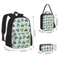 thumbnail image 2 of Disketp Lighthouse Mochila Estampada de Gran Capacidad con Lonchera y Estuche, Set de 3 Piezas para Estudiantes, 2 of 7