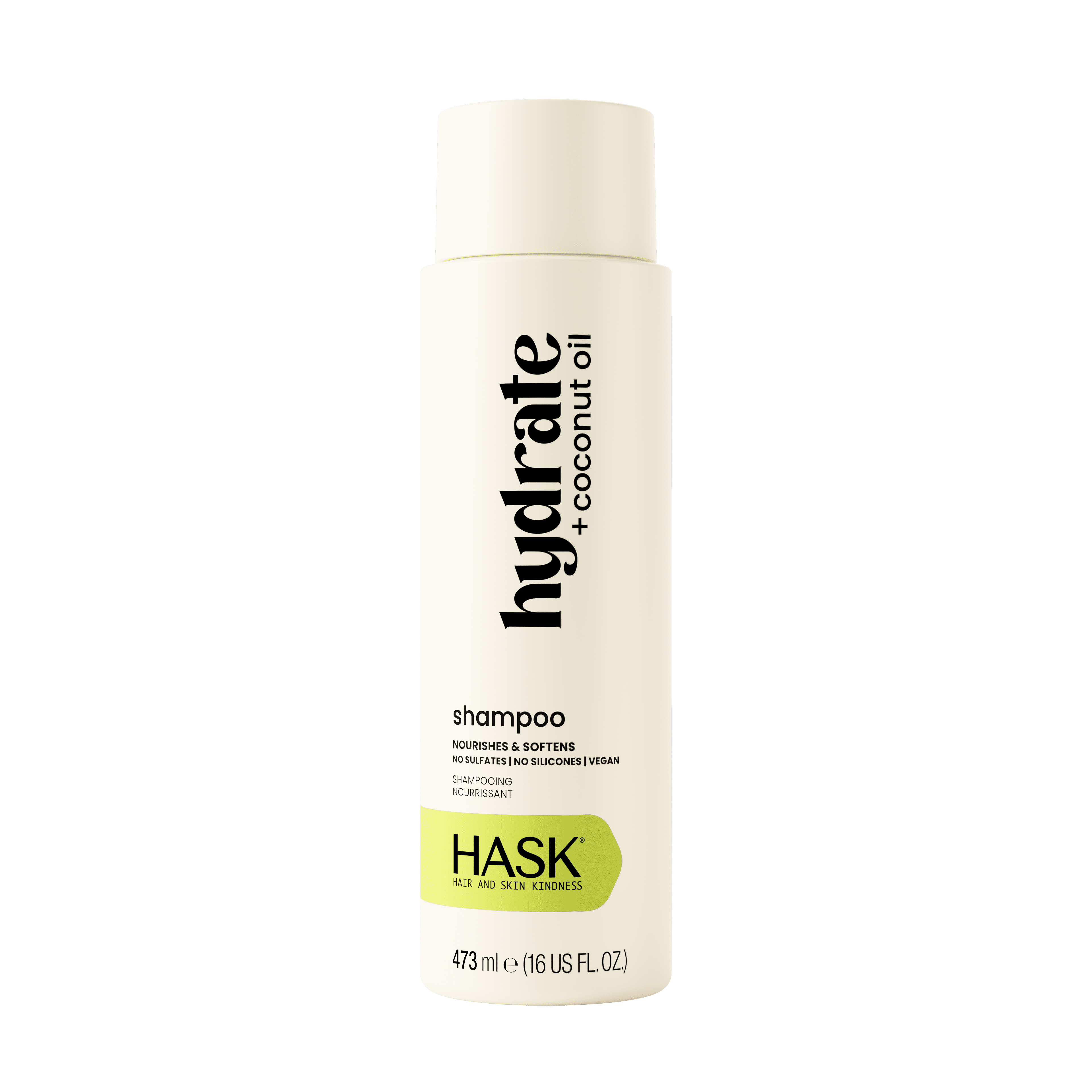 HASK Hydrate + Coconut Oil Shampoo, 16 fl oz