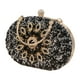 thumbnail image 5 of Bolso de noche para mujer, bolso de boda, bolso de mano pequeño elegante con cuentas de diamantes de imitación, carteras negro, 5 of 9