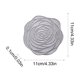 thumbnail image 3 of 4.33in Rose Hollow Out Non Sli P Coa Ster Premiu M Drink Coaste R F Or Table Top Decorative Bar Coffee Mug Cup Mats For Restaurant Hotel Home Kitchen, 3 of 6