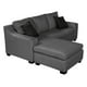 thumbnail image 2 of Sofá Chaise Lyra DICASA Gris Oscuro, 2 of 7