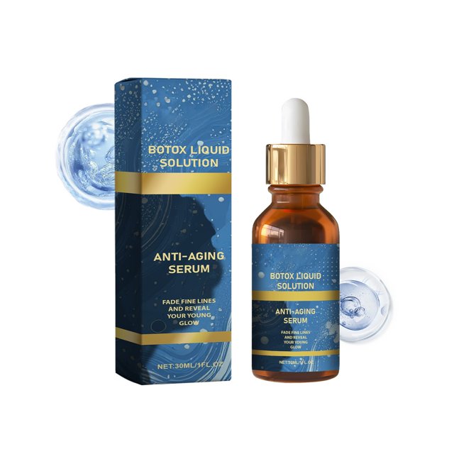 Olavita Sérum Liquide Raffermissant pour le Visage, Solution Anti-âge Qui Réduit les Ridules et les Rides, pour Tous les Types de Peau, Organisateurs de Maquillage