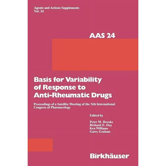 Basis for Variability of Response to Anti-Rheumatic Drugs : Proceeding of a...