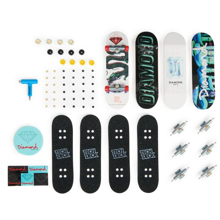 Tech Deck, Ultra DLX Fingerboard 4-Pack, Diamond Supply Co