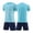 Sky Blue, variant on Toddler Soccer Jerseys Set 2 Piece Sports Team Suit for Kids School Uniforms Personalized Shirts Gym Training Mesh Shorts Running Outfits for Basketball Running Boys Clothes