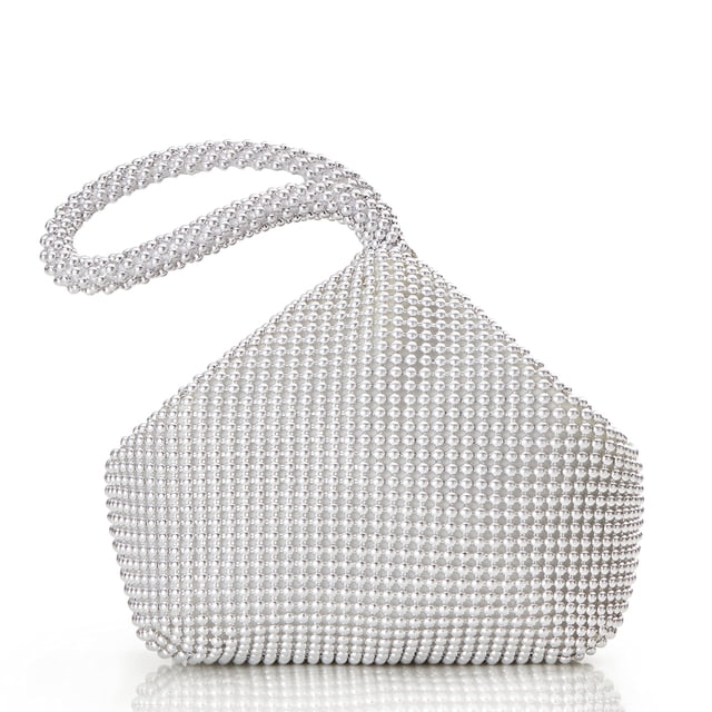Bolso de noche tipo clutch BABEYOND con pedrería para mujer