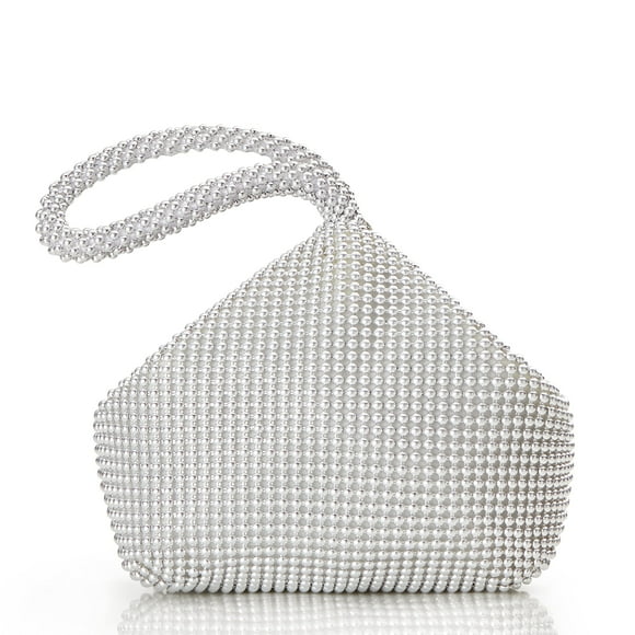 Bolso de noche tipo clutch BABEYOND con pedrería para mujer