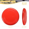 thumbnail image 2 of Uxcell Flying Disc Colorful Plastic Flying Disk Flyer for Outdoor Sports Training Playing Lawn Game Red, 2 of 5