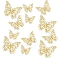 thumbnail image 1 of Clearance! 12Pcs 3D LaserButterfly Wall Decorations 3 Sizes 6Styles 4 Coloer Butterfly Party Decorations Birthday Decorations Butterflies For Crafts CakeDecorating Wall Room Decor, 1 of 9