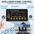 thumbnail image 3 of SIHAO Ice Cream Machine with Pre-cooling & Fresh-keeping Function, 18L/H Commercial Soft Serve Machine, 3 Flavors Countertop Soft Ice Cream Maker, 3 of 11