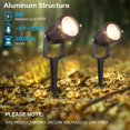 thumbnail image 3 of 4 Pack 12V 5W LED Landscape Light,3000K Warm White,Garden Yard Outdoor Low Voltage Spotlight,IP65 Waterproof, 3 of 7