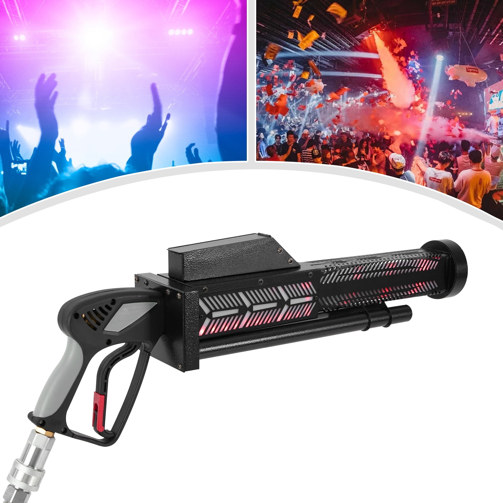 50W 12V CO2 LED Fog Machine with Lights Modern Handheld Fog Machine
