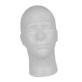 thumbnail image 4 of TISHITA 2x Male Foam Head Stand Portable Lightweight Multi Functional Professional Stable Base Mannequin Head Hat Display Stand for Home Props, 4 of 8
