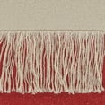 thumbnail image 4 of Ox Bay 14" x 36" Red/ White Color Block Organic Cotton Pillow Cover, 4 of 9