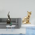 thumbnail image 2 of Escultura abstracta de gato , estatua de arte moderno, figura de cerámica, adorno coleccionable para estante, ideal para oficina, sala de est, 2 of 8